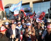 Galería de imágenes: Adherentes de José Antonio Kast en San Antonio celebran tras el triunfo en Segunda Vuelta Presidencial