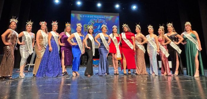 Con la presentación de las 14 reinas se dio inicio al Carnaval de Murgas y Comparsas 2026