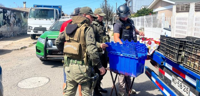 Operativo de Carabineros de San Antonio dejó 4 personas detenidas por distintos delitos