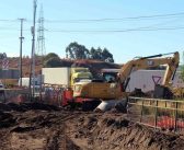 Obra de aguas lluvias en calle Broekman en Barrancas alcanza un 67% de avance