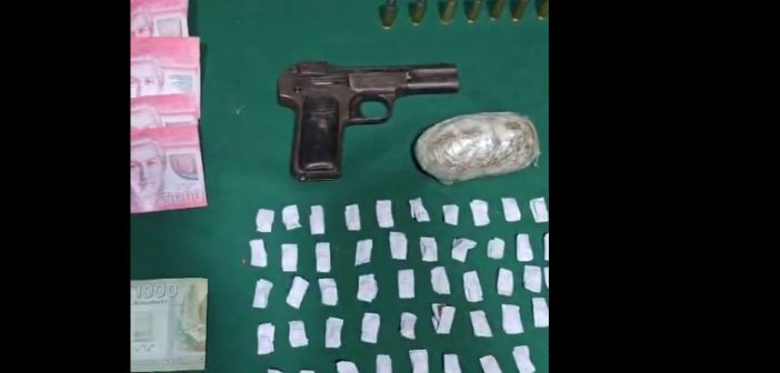 Sujeto fue detenido con armas, munición, dinero y drogas en Cartagena