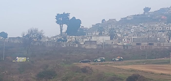 Hombre de 48 años resulta lesionado al intentar suicidarse en cercanías del cementerio en Cerro Alegre