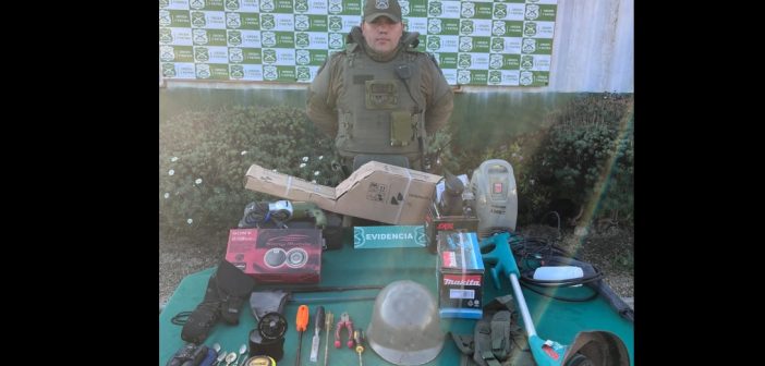 Carabineros pilló infraganti a sujeto robando al interior de una vivienda en Cartagena