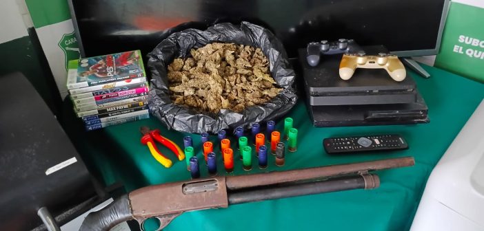 Detienen a sujeto que cambió por marihuana televisor que robó desde una vivienda