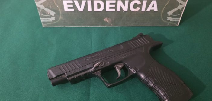 Carabineros detuvo a sujeto que disparó con una pistola de aire comprimido  a un vecino en Santo Domingo