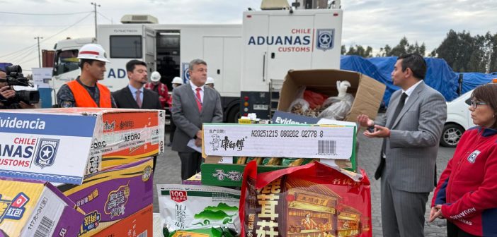 Operativo internacional permitió detectar mercancías avaluadas en más de 10 mil millones de pesos en el puerto de San Antonio