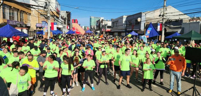 Cerca de 1.500 personas participaron de la  Maratón Solidaria en San Antonio