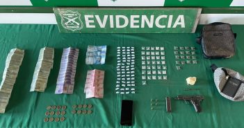 Detienen a prófugo de la justicia con arma de fuego y drogas en la parte alta de Bellavista