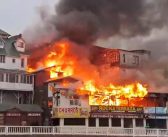 Incendio de proporciones afecta locales comerciales en la Terraza de Cartagena